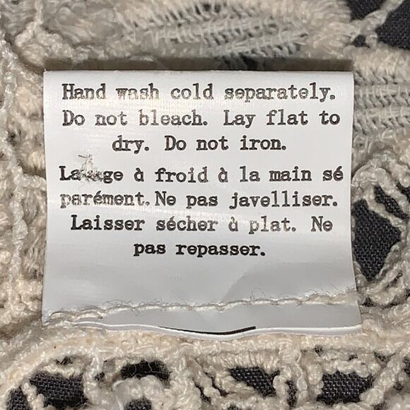 Free People Worn on TV Crochet Vest Cover Up Cream Size One Size - Picture 16 of 16